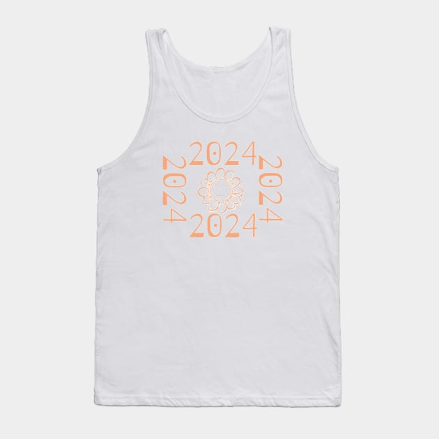 Hello 2024 Tank Top by clownescape